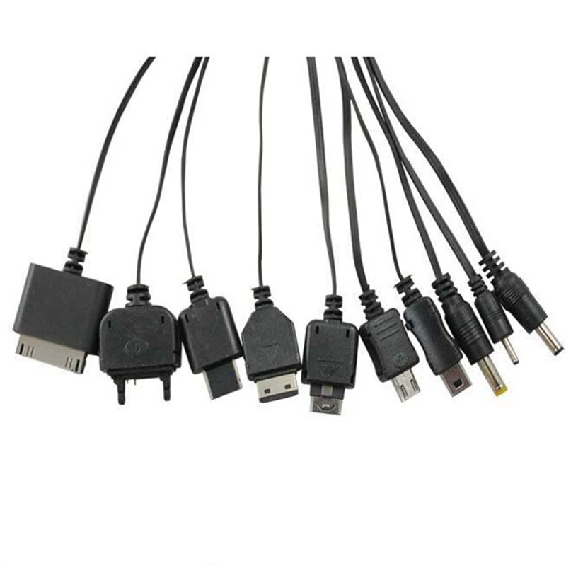 Многофункциональные универсальные Micro Mini USB зарядные кабели 10 в 1