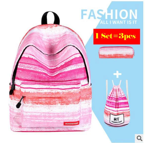 Pink Портфели сумка школьная Детская портфель школьный рюкзак школьный детский мешок для обуви в школу девочек мальчиков подростков малышей женская женский детские ортопедический школьный-ранец ранец первоклассника набор - Цвет: Pink