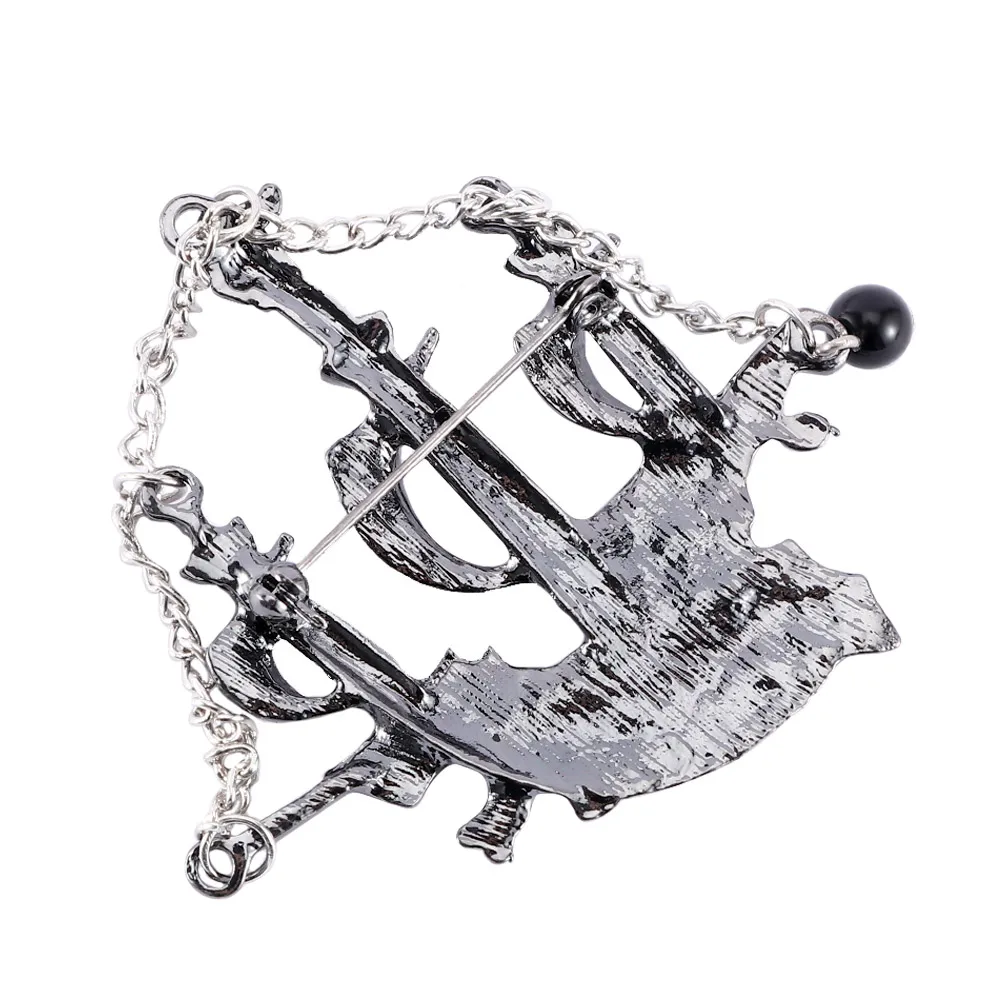 Винтажная Пиратская лодка корабль пиратский сосуд дракон с черным жемчугом