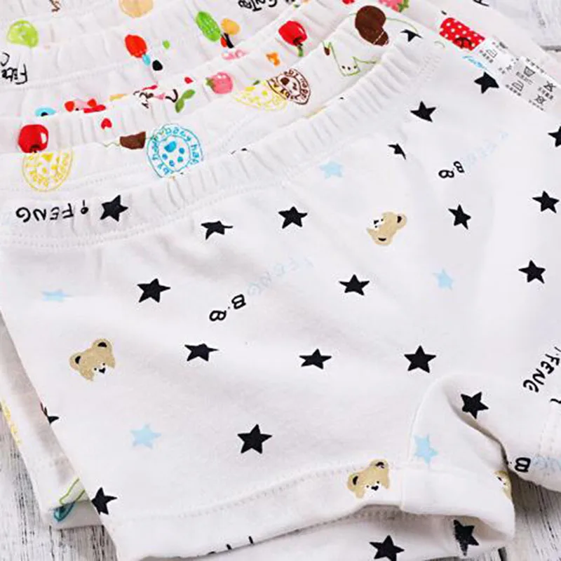 5 шт./лот хлопок нижнее белье для мальчиков высокое Качественный шорты малышей