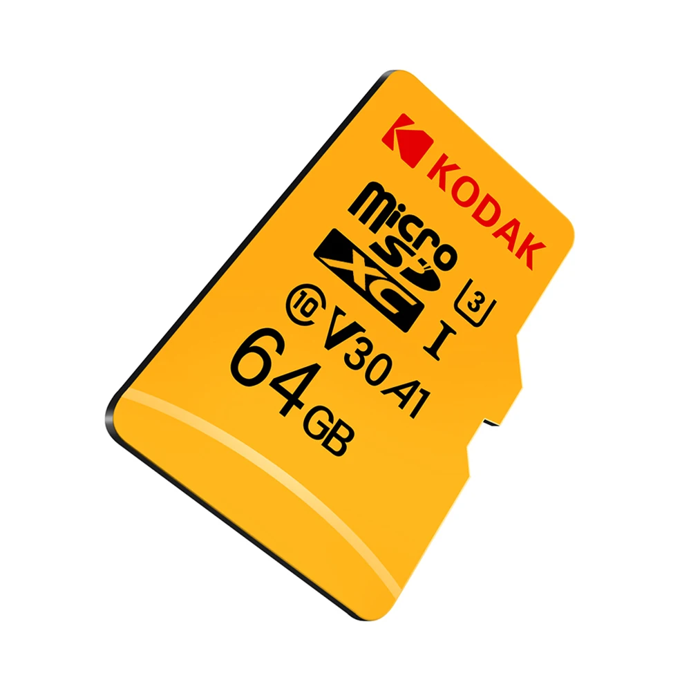 Kodak U3 A1 V30 Micro SD карта 128 ГБ 32 ГБ 64 Гб 256 ГБ 512 Гб класс 10 карта памяти 32 64 128 256 Гб Видео телефон карта памяти