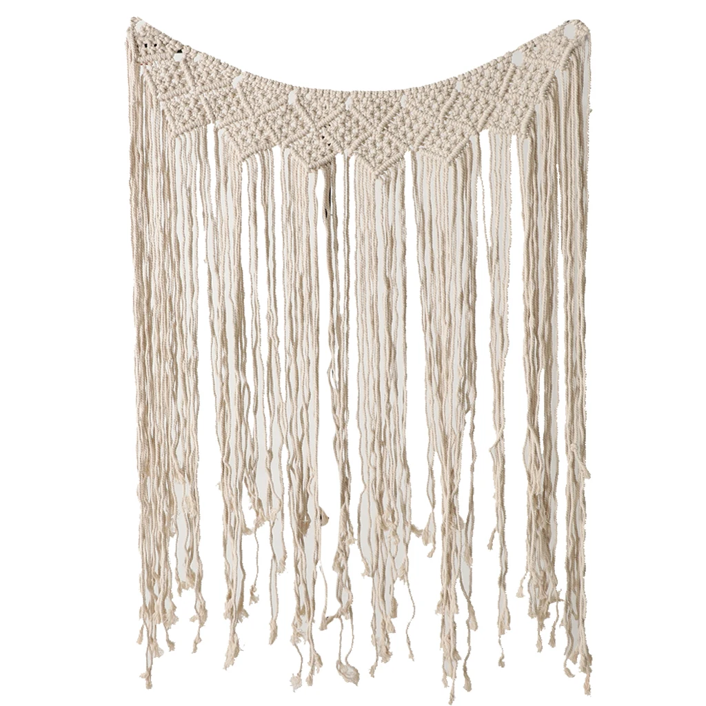 

Boho Macrame Hanging Wall Decor - Beautiful Apartment Dorm Room Decoration