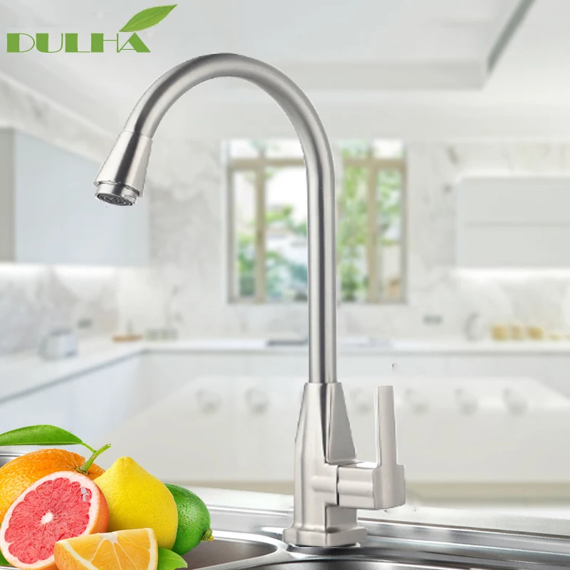 Кухонный кран смеситель 360 градусов поворотные краны из нержавеющей стали для