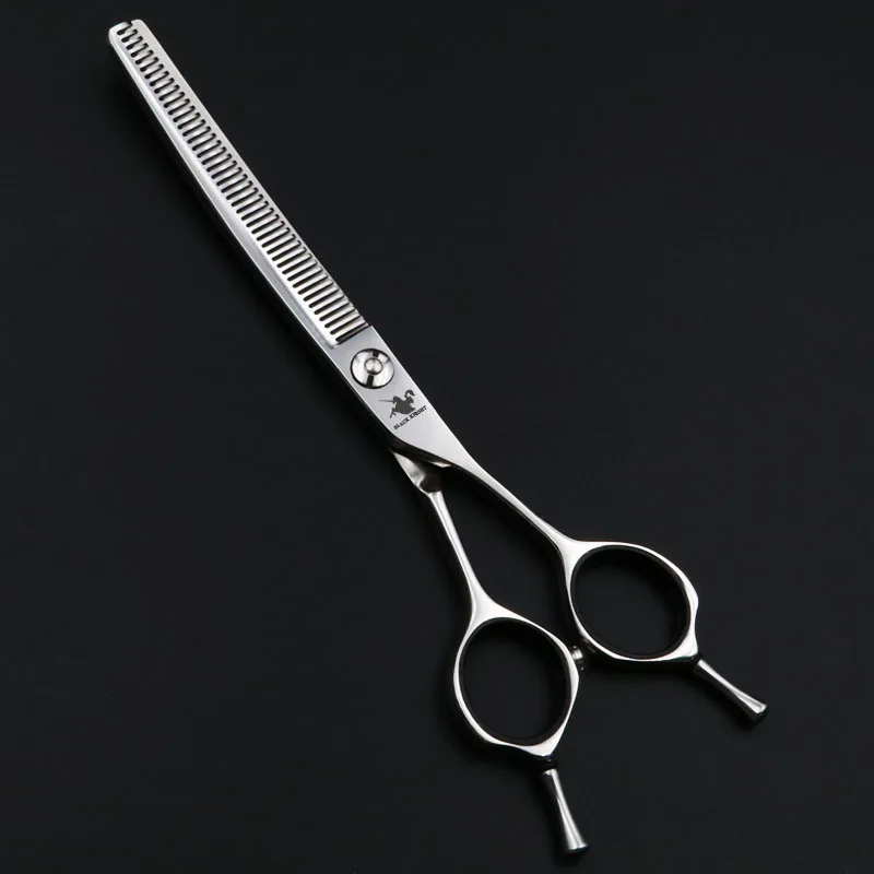 Профессиональные Парикмахерские ножницы Black Knight 6 5 дюйма изогнутые филировочные