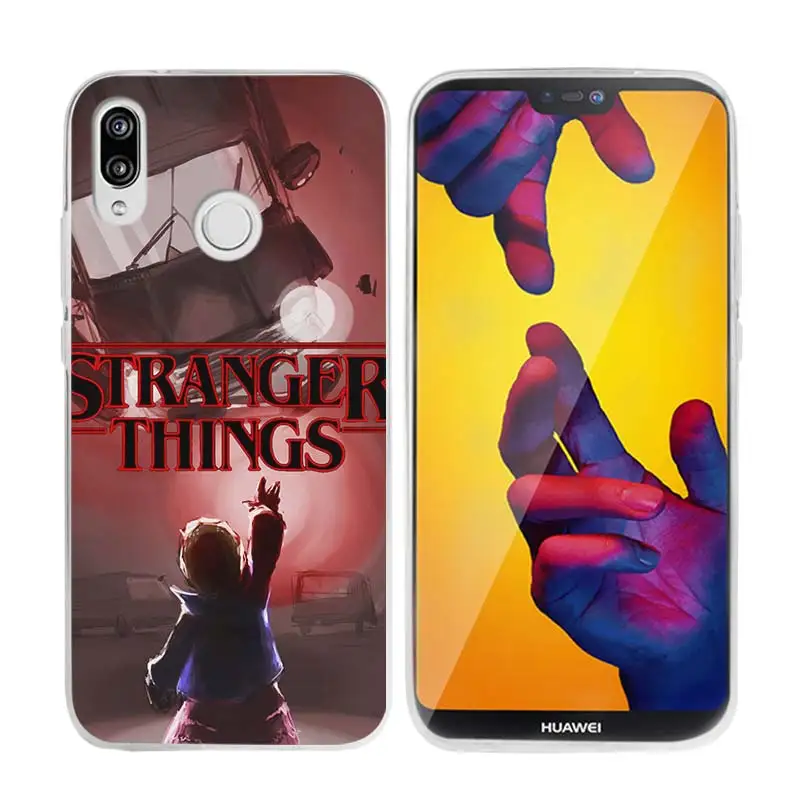 022 KMUYSL странные вещи плакат ТПУ чистый мягкий чехол для huawei P20 P10 P8 P9 mate 10 Lite P Smart Mini Pro - Цвет: 022