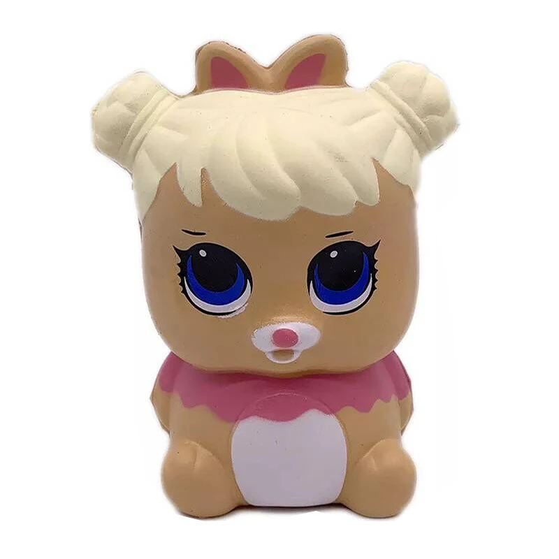 Снятие Стресса мягкие игрушки Kawaii Мода Сюрприз девочка кукла медленно