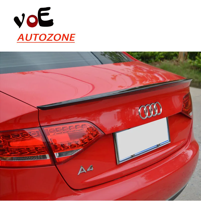 

2009 2010 2011 2012 2013 2014 2015 2016 A4 ABS Plastic Car-styling Rear Wing Spoiler for Audi A4