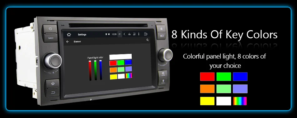 Eunavi 2 Din Android 9 4G 64G Автомобильный DVD для FORD S-Max Kuga Fusion Transit Fiesta Focus II gps мультимедийный плеер Радио стерео dsp