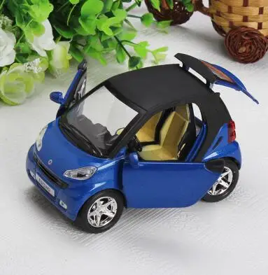 Игрушечный автомобиль Smart Q Edition сплав Автомобильные Игрушки для девочек детские металлические Автомобильные украшения