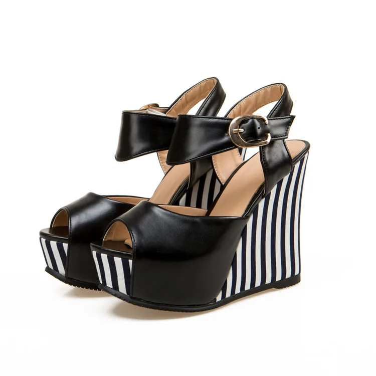 

2017 Special Offer New Sapato Feminino Sandalias Mujer Big Size 34- 43 Sandals Ladies Lady Shoes High Heel Women Pumps T8741