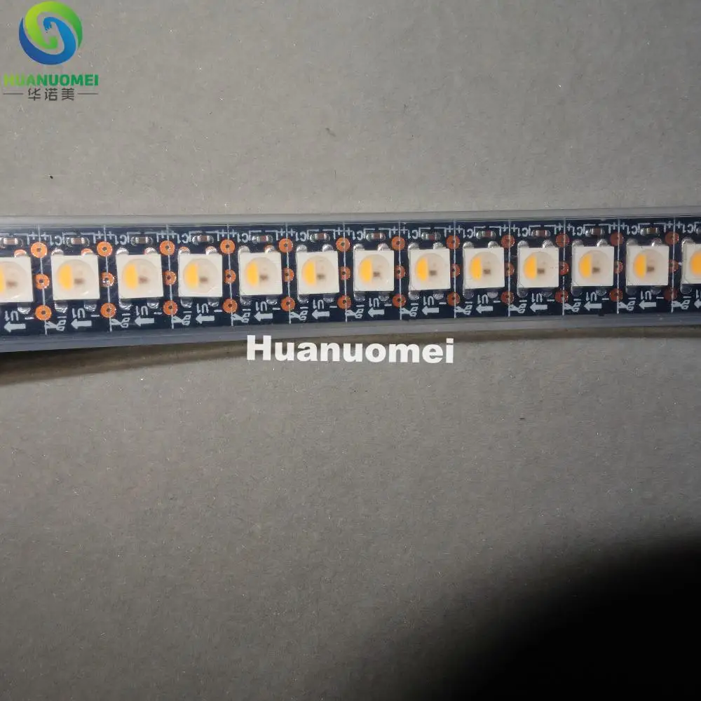 Светодиодная лента SK6812 RGBW (теплый белый цвет) 144 светодиода/м пикс./м