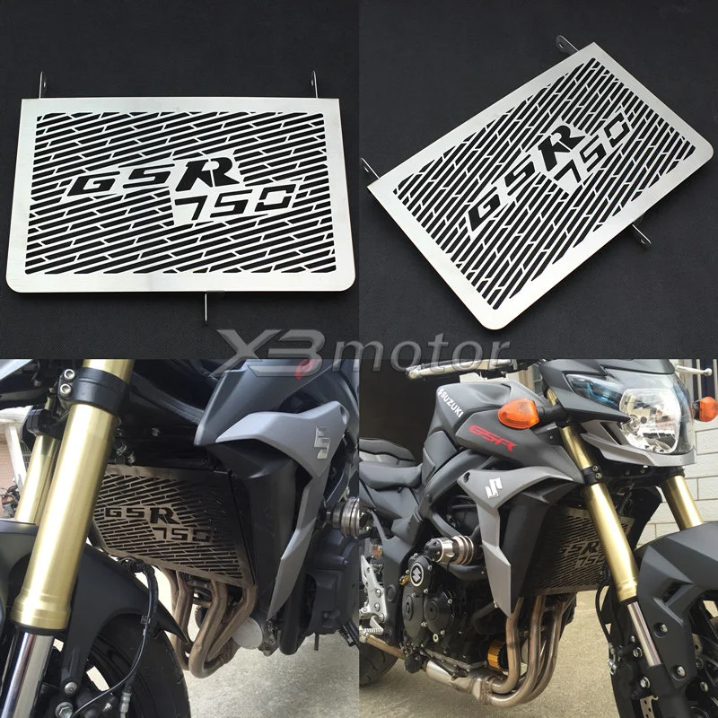 Аксессуары для мотоциклов Защита радиатора защитная решетка гриль крышка для 2011- Suzuki GSR 750 GSR750 2011 2012 2013