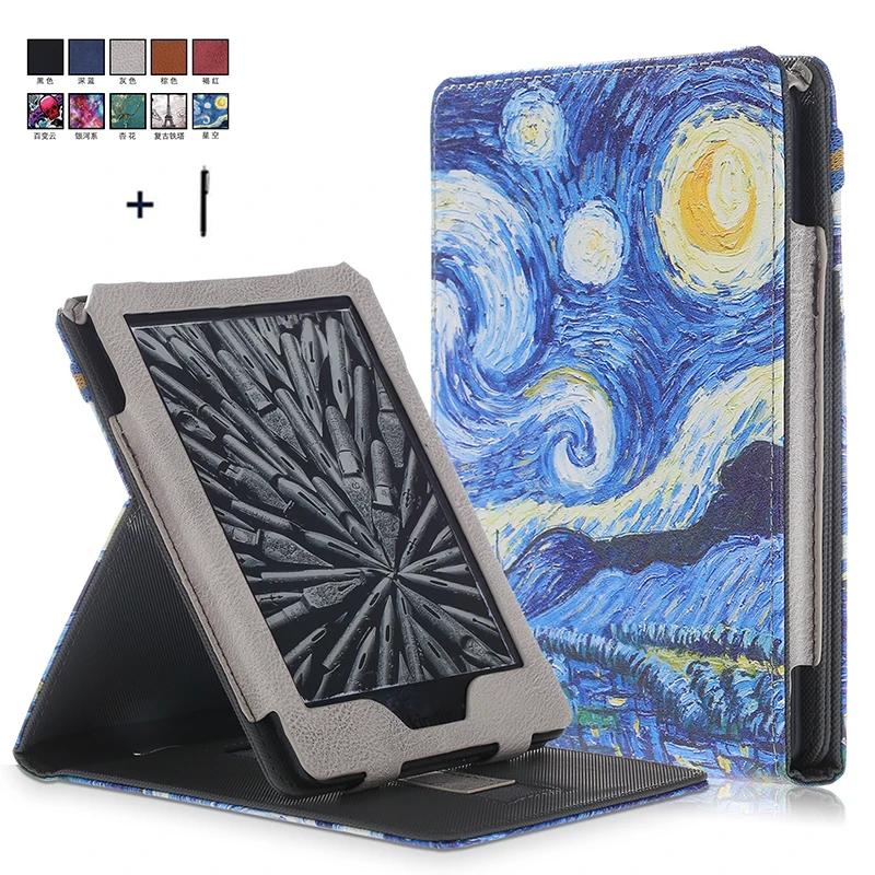 Универсальный чехол для Amazon All New Kindle 2019/10th с поддержкой передней панели кожаный