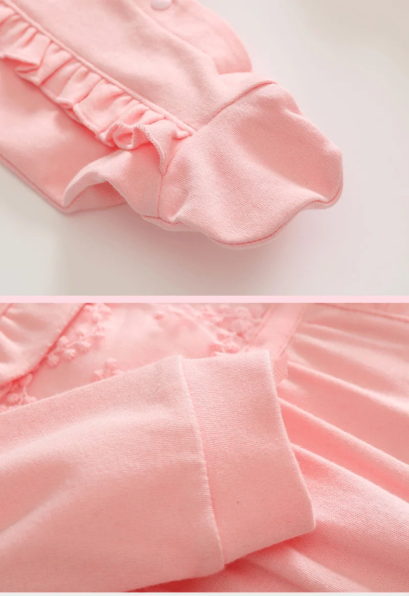 1 шт. детский хлопковый комбинезон с шапочкой и оборками|footies|baby girl footiesbaby footie |
