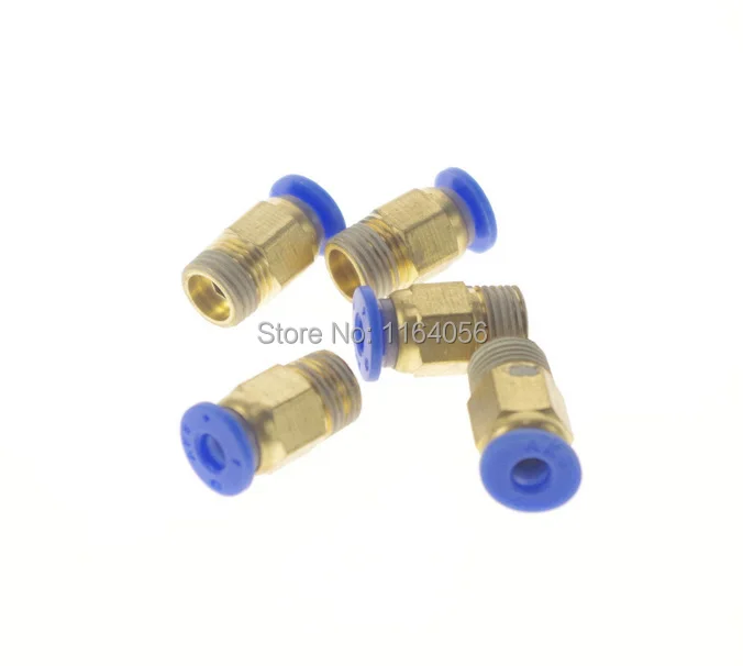 

Lot10 Pneumatic 6mm-1/4" Threaded Male Connector Jointer Push In Fittings