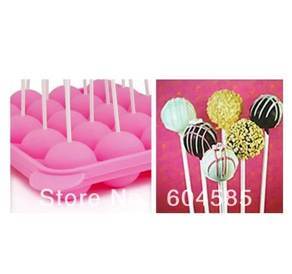 1 шт. силиконовая форма для выпечки 20 ячеек и 25 палочек|cookie tools|silicone bakingpop mold |