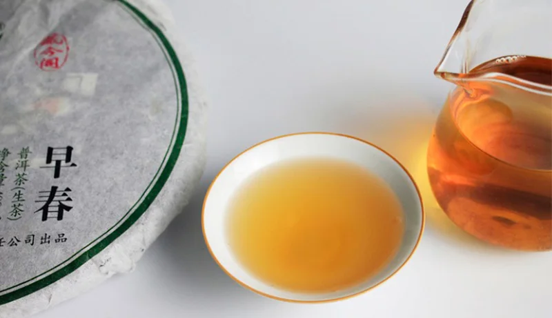 Mengku Rongshi 2012 Shen Pu'er старый пуэр чай Mu Ye Chun Ранняя весна сырой пуэр чай торт 400 г