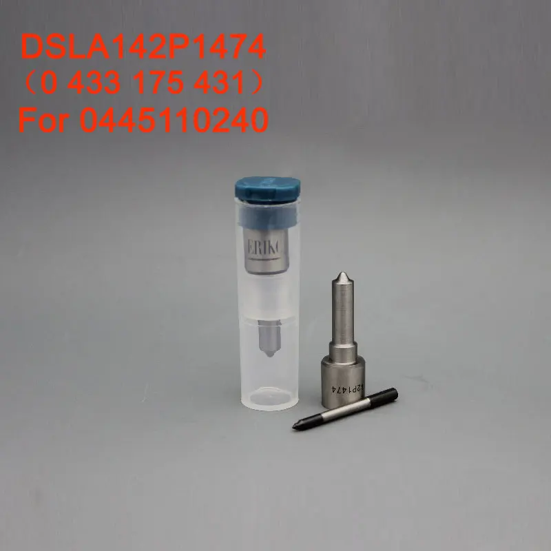 

ERIKC Common Rail Nozzle Sprayer Nozzle DSLA142P1474 (0 433 175 431) DSLA 142 P1474 for Injector 0445110240 and 0 445 110240