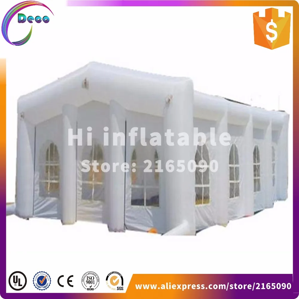 12 м (Д) * 6 (Ш) 5 (в) надувная палатка гигантская безопасная Свадебная 3 секции света