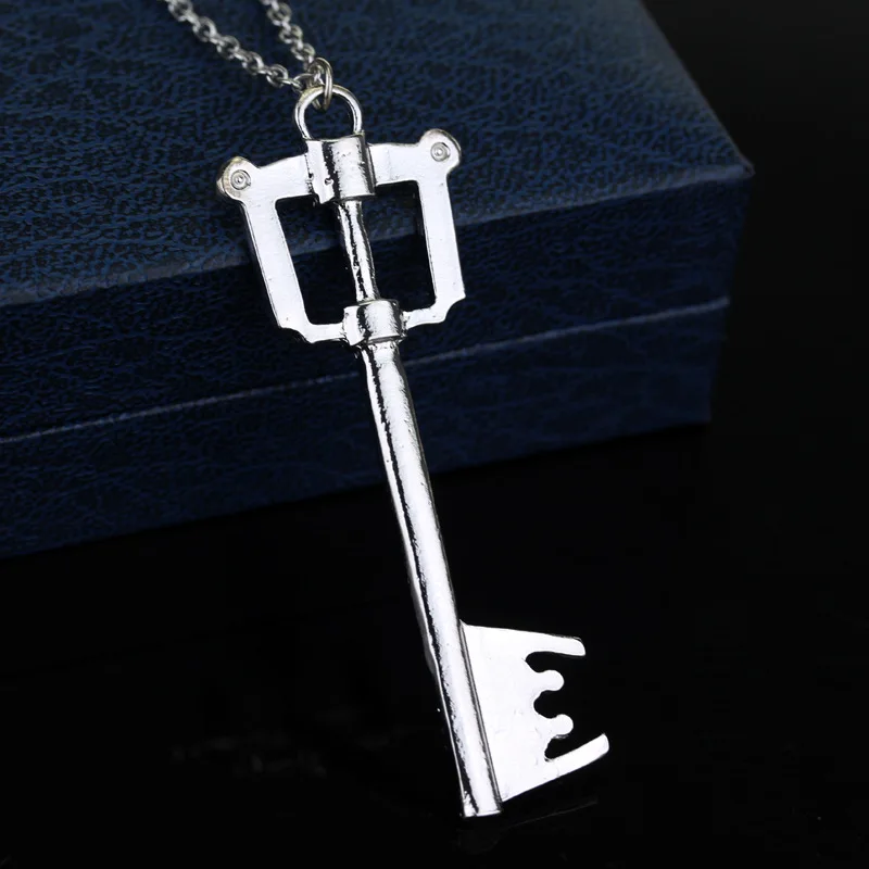 Модное колье с крутящим моментом серии Kingdom Hearts Высокий полированный ключ для