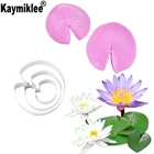 Силиконовая форма в виде водной лилии, инструменты для украшения тортов, форма для мастики CS312