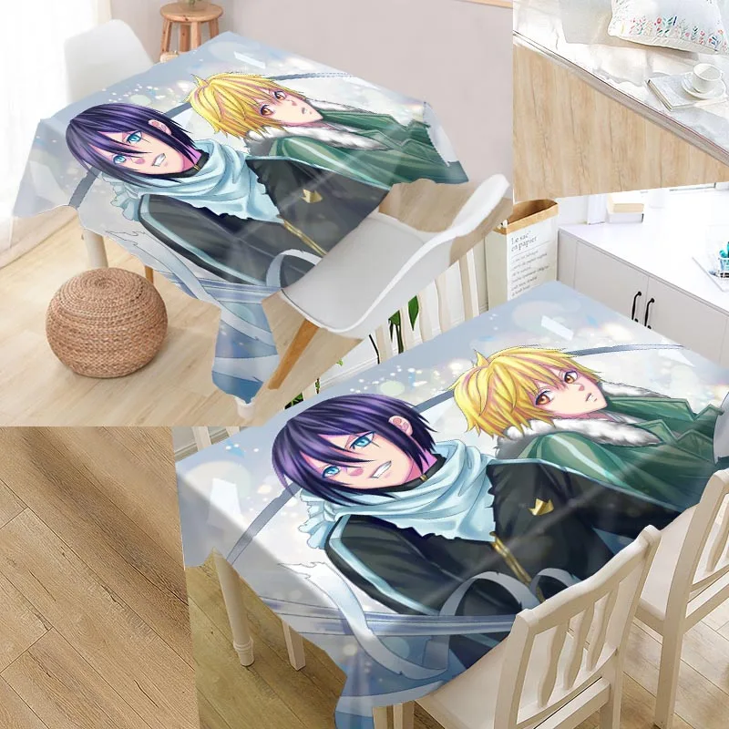 

Noragami Table Cover Printing Waterproof Tablecloth More Size Tablecloths Kitchen Wedding Hotel Decoration