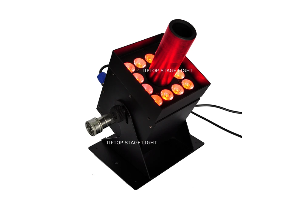 Gigertop TP T21S 12х3вт RGB 3в1 новая струйная машина Co2 дизайн барндверь лучше красочный
