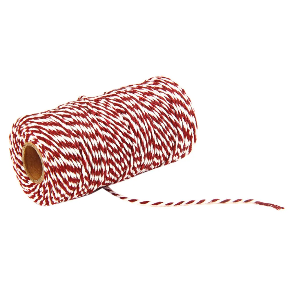Two Colors Cotton Bakers Twine Rope Rustic Country Crafts Handmade Accessories Hot Sale |