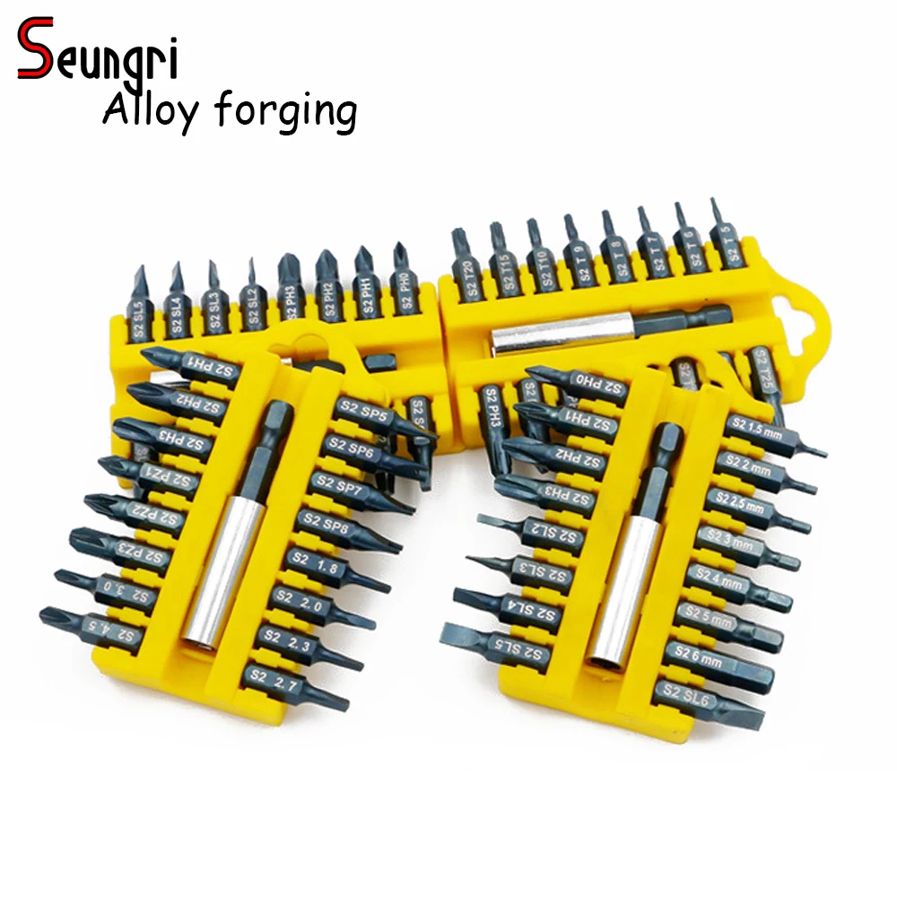 17 шт. Шуруповёрты бит hex магнитные вставки набор Бит Torx плоской головкой крест