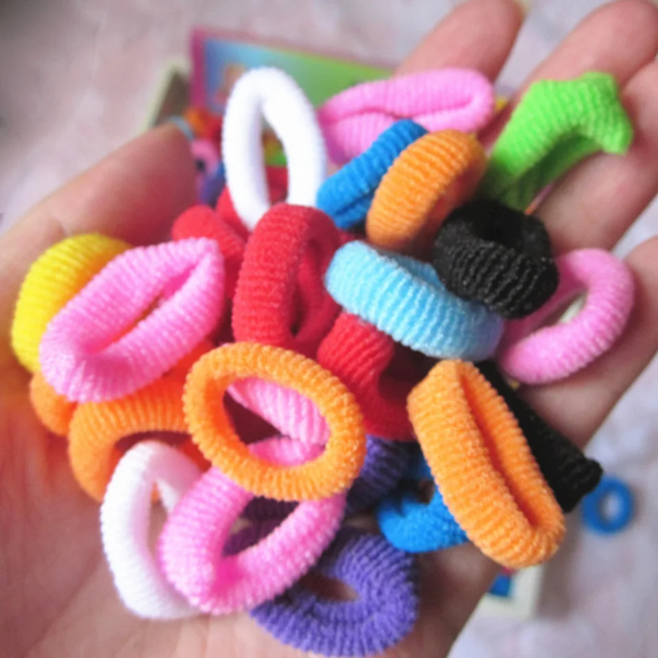 Эластичные резинки для волос девочек цветные 20 шт./лот|elastic hair bands|elastic hairhair band |