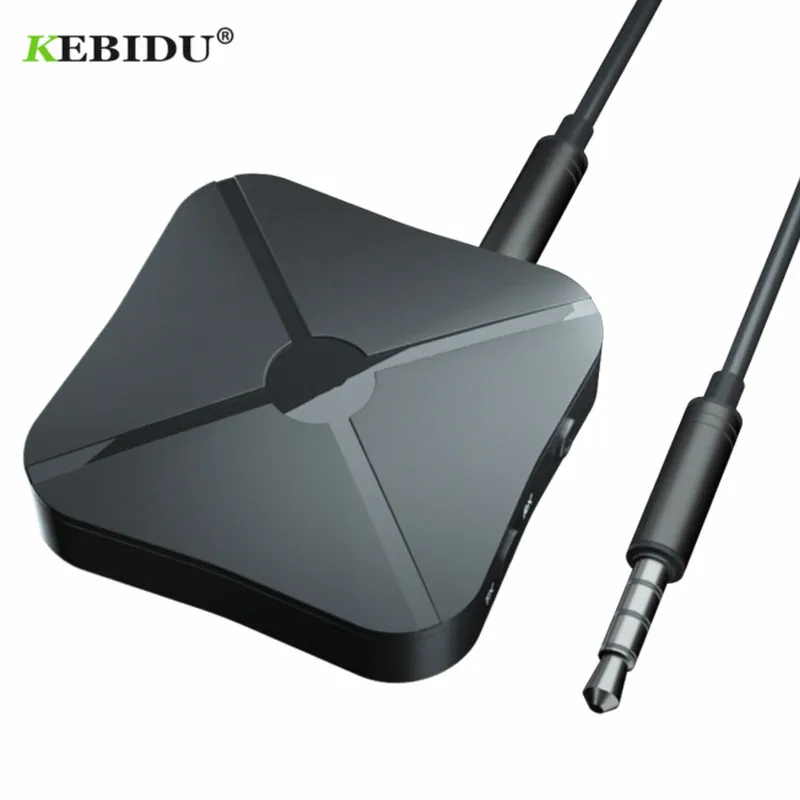 Kebidu 2 In 1 Bluetooth 4.2 5.0 Audio Receiver Transmitter AUX RCA 3.5mm Jack Wireless Adapter RX TX Module for Car Kit TV PC