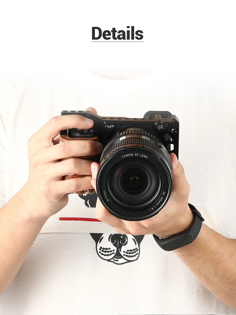 SmallRig для sony A6500/A6300 клетка для камеры обновленная версия Защитная Dslr камера установка для sony A6500 алюминиевый сплав клетка-1889