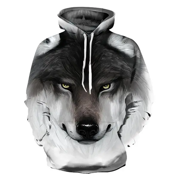 Мужские толстовки, свитшоты с забавным 3D принтом черно-белого волка, худи для мужчин и женщин, пуловеры с капюшоном, спортивные костюмы, топы - Цвет: 705