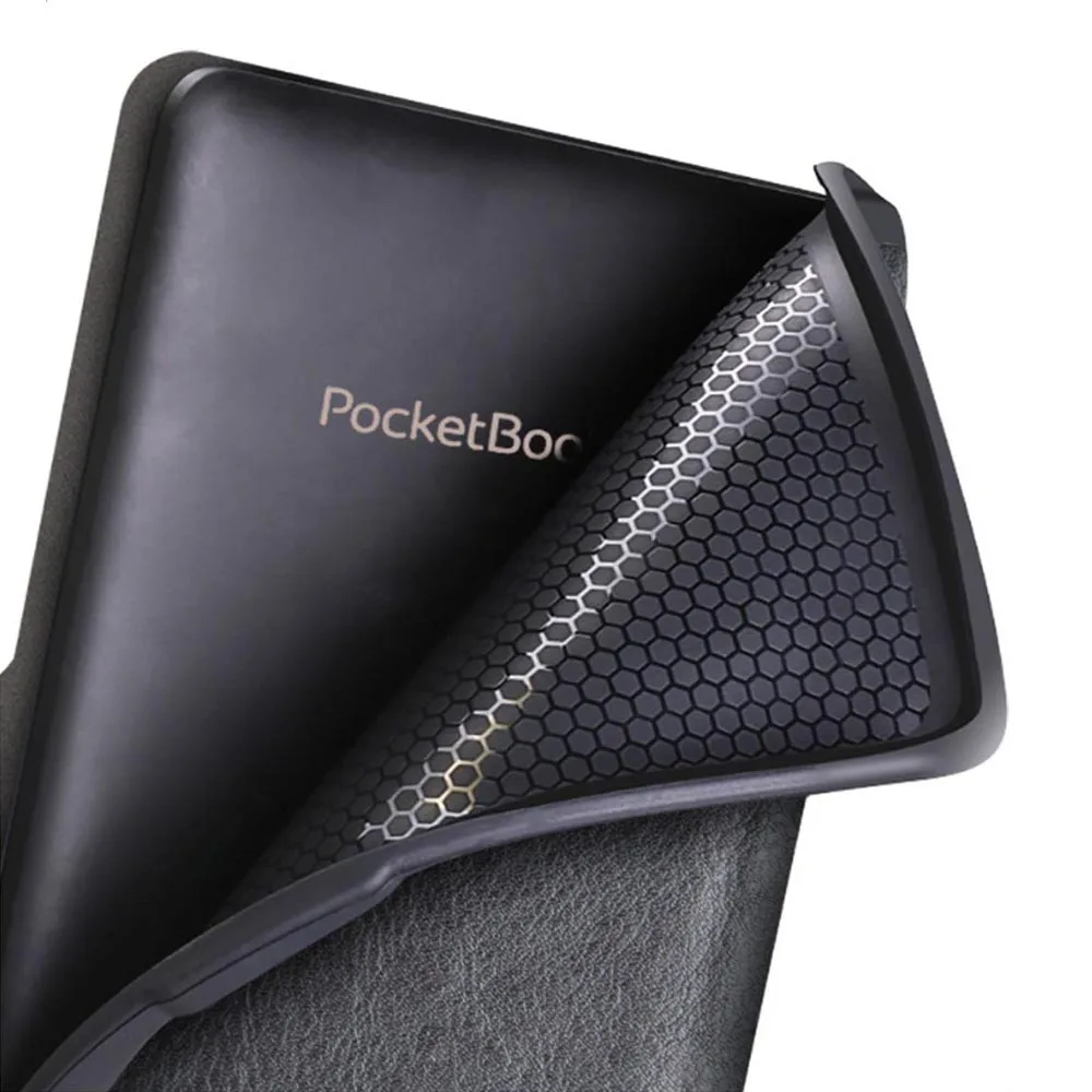 Ультратонкий чехол-книжка для PocketBook Touch Lux 4 (модель: PB 627) eReader мягкий чехол из ТПУ