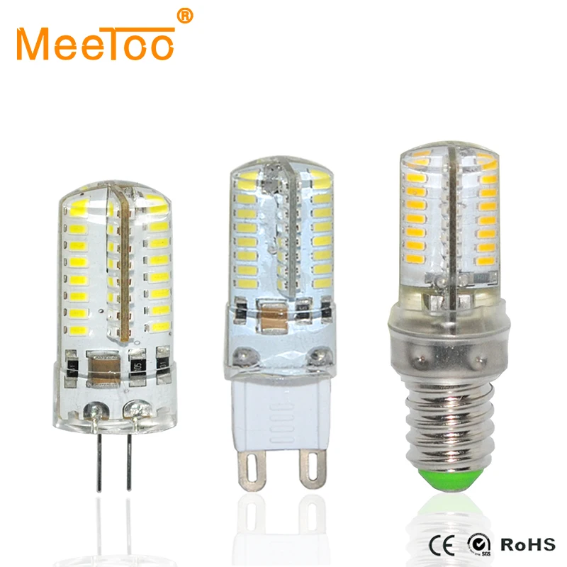 1 шт. светодиодная мини лампа E14 G9 G4 64 светодиода 220 В переменного тока|led par lamp|led light