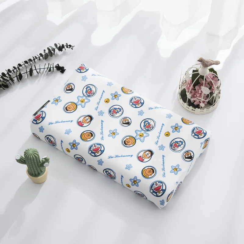 Японский стиль хлопок волокно натуральная здоровая латексная подушка для сна