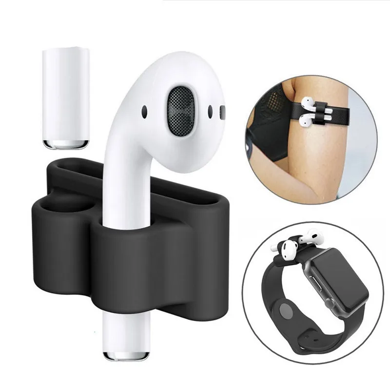 4 в 1 силиконовый чехол для наушников защитный Apple Airpod держатель защита от потери