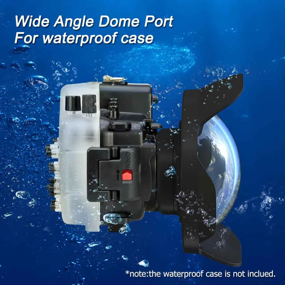 WA005 C 40 м/130FT 6 &quotширокоугольный dome port для камеры дайвинга чехол (φ 70 мм * L 36 цифровой