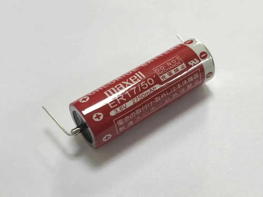 Новые оригинальные 3 6 В 2750 мАч батарея таблеточного типа для Maxell ER17/50 ПЛК