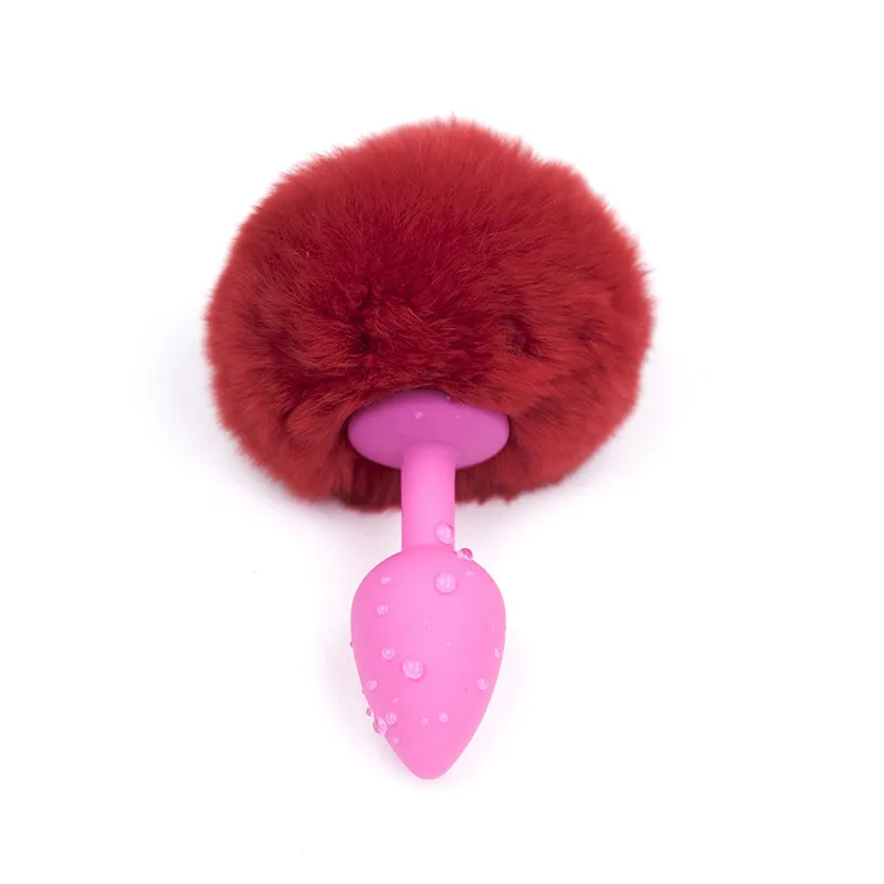 Morease Anal Sex Toys Silicone Plug Fake Rabbit Tail Anus Butt BDSM Flirt Adult Game Product For Couples Women Men |