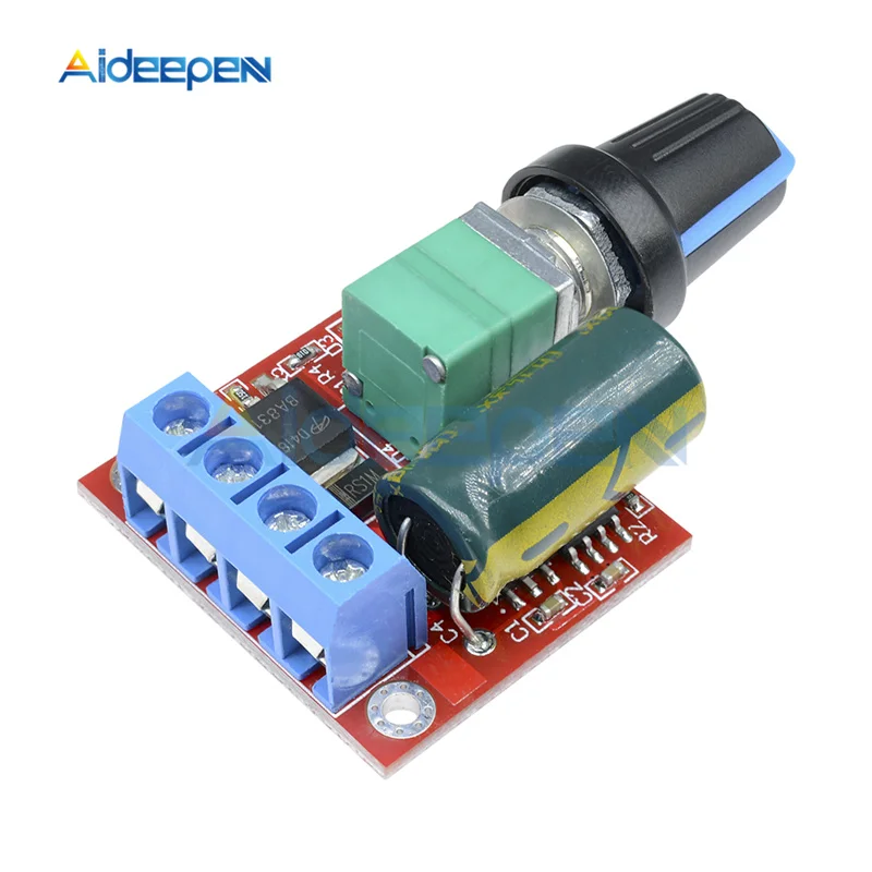 

DC 4.5V-35V 0-5A 90W PWM DC Motor Speed Controller Module Adjustable Speed Regulator Control Governor Board Switch 12V 24V