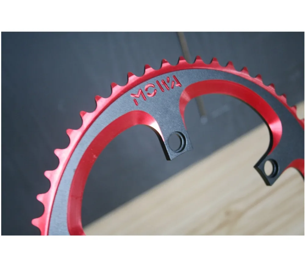 Mowa складной велосипед цепи кольцо 56 T BCD130MM CNC Allunimum сплав 7075 двойной анодированный Цвет красный, зеленый, оранжевый, синий, золотой 136 gram