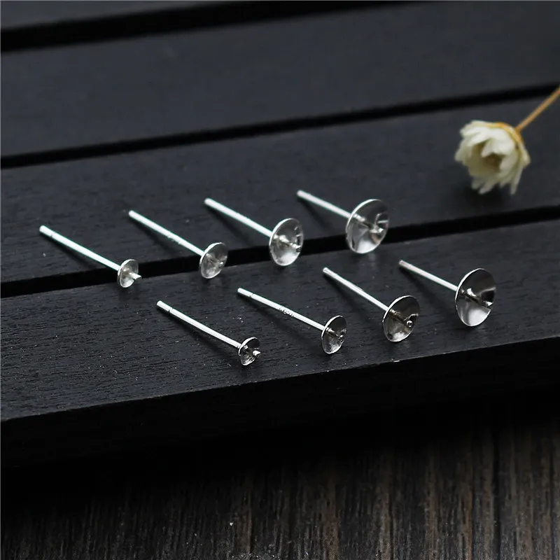 Ювелирные изделия из стерлингового серебра S925 аксессуары серьги ручной работы с