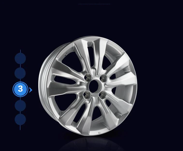 16 дюймов алюминиевый сплав обода колеса автомобиля для VW Audi Skoda | Автомобили и