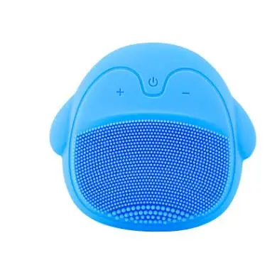 J5 blue Креативный силиконовый Очищающий Инструмент электрическая звуковая щетка для лица красивая щетка многофункциональная Очищающая щетка - Цвет: J5 blue