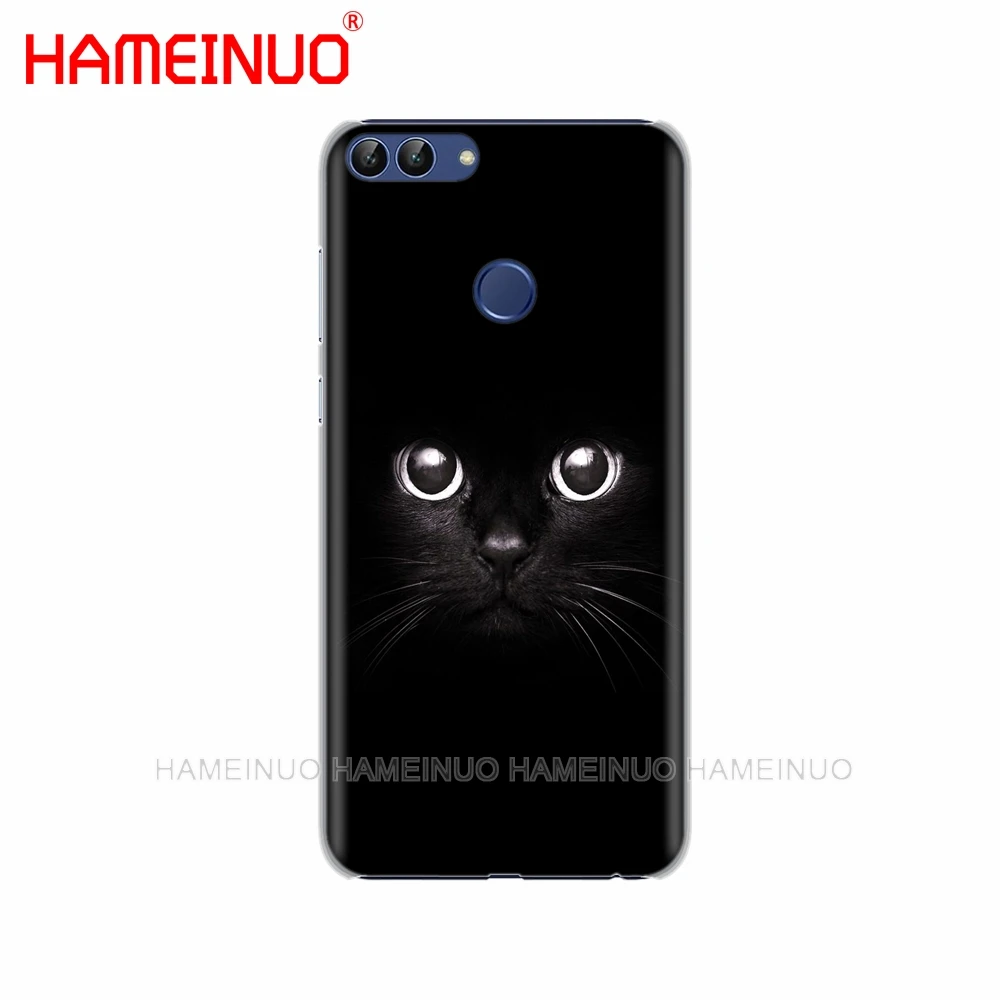 HAMEINUO Черный кот глазящий глаз на сотовый телефон чехол для huawei Honor Y5 7C Y625 Y635 Y6 Y7 Y9 Prime PRO - Цвет: 43031