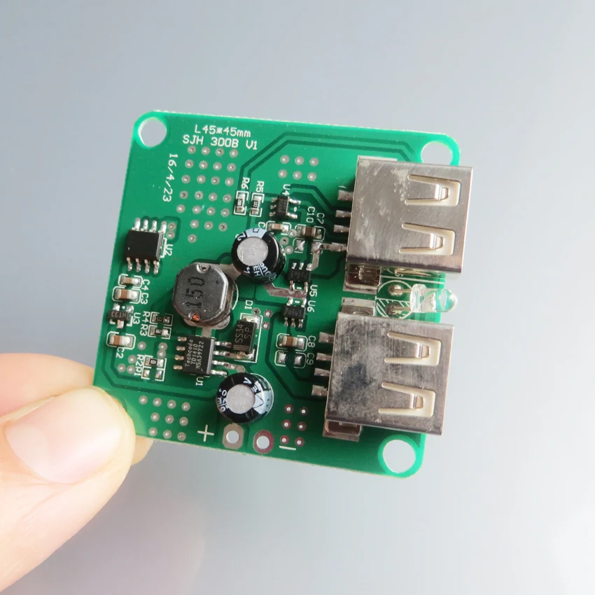 Блок питания на солнечной батарее 5 В 2 А два USB регулятора заряда напряжения 6 в 10