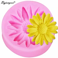 byjunyeor daisy 3d candle soy wax mould scented handmade silicone mold plaster resin clay diy craft home decoration m850