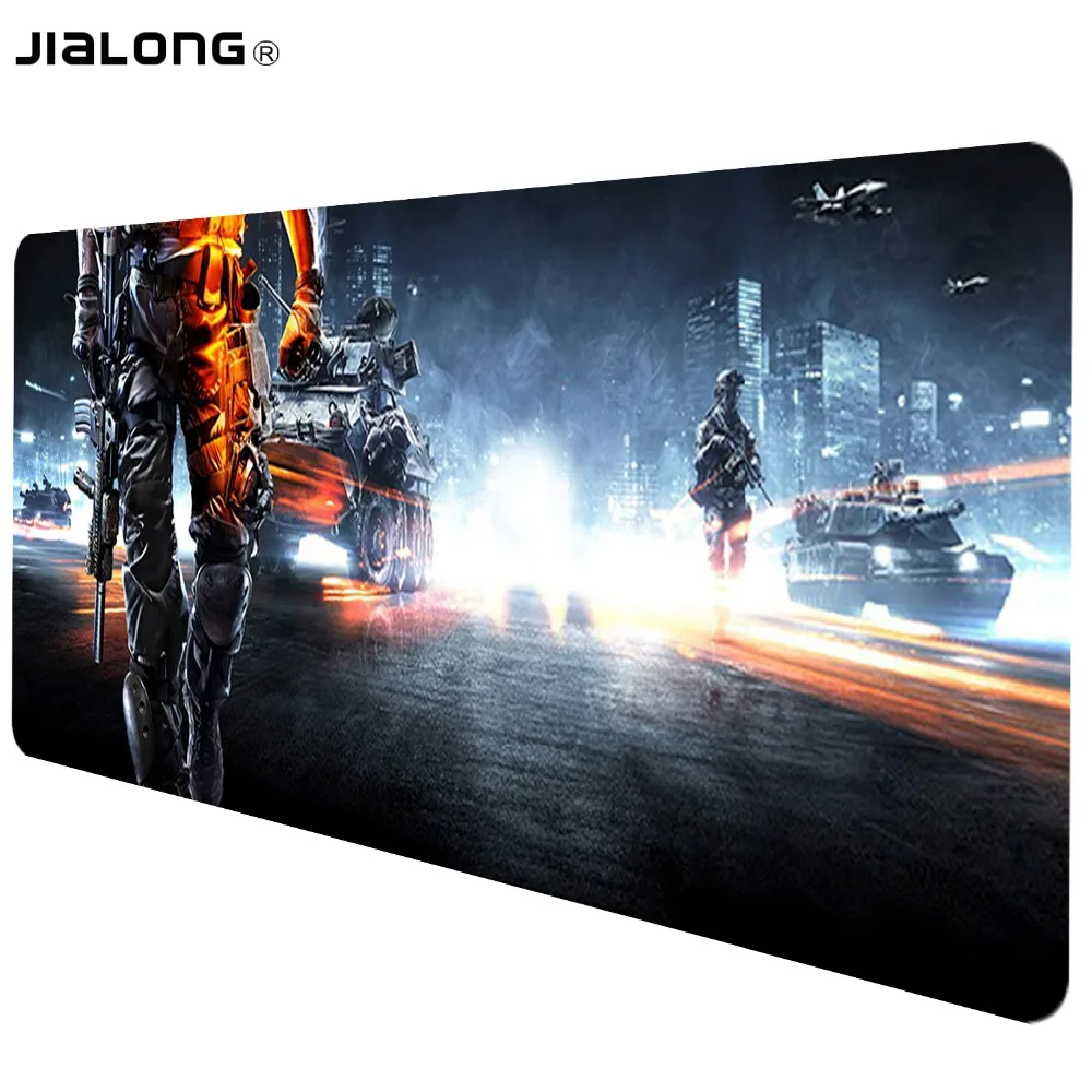 JiaLonG 90x40 см XL большой игровой коврик для мыши компьютерный геймер CS GO клавиатура