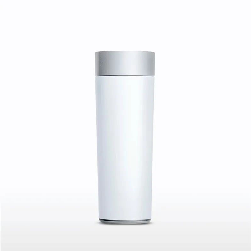 White Xiaomi 316 вакуумная изоляционная чашка Встроенный датчик температуры и гравитации 360 мл Термос С умной чашкой для воды из нержавеющей стали - Цвет: White